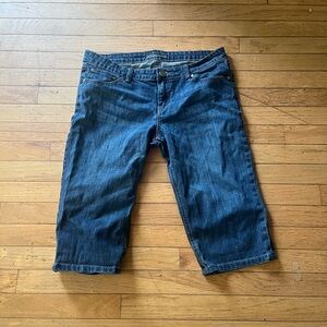 Blue Denim Capris